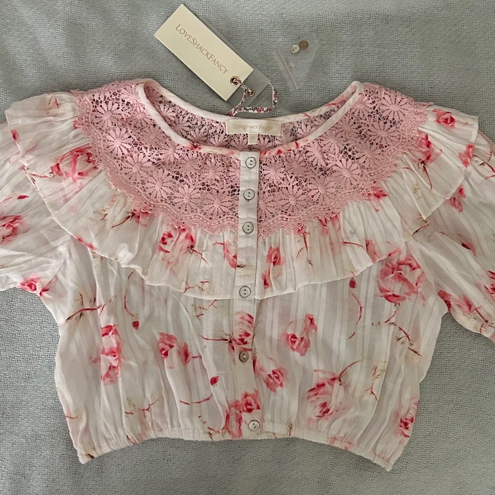 LoveShackFancy Womens XS top